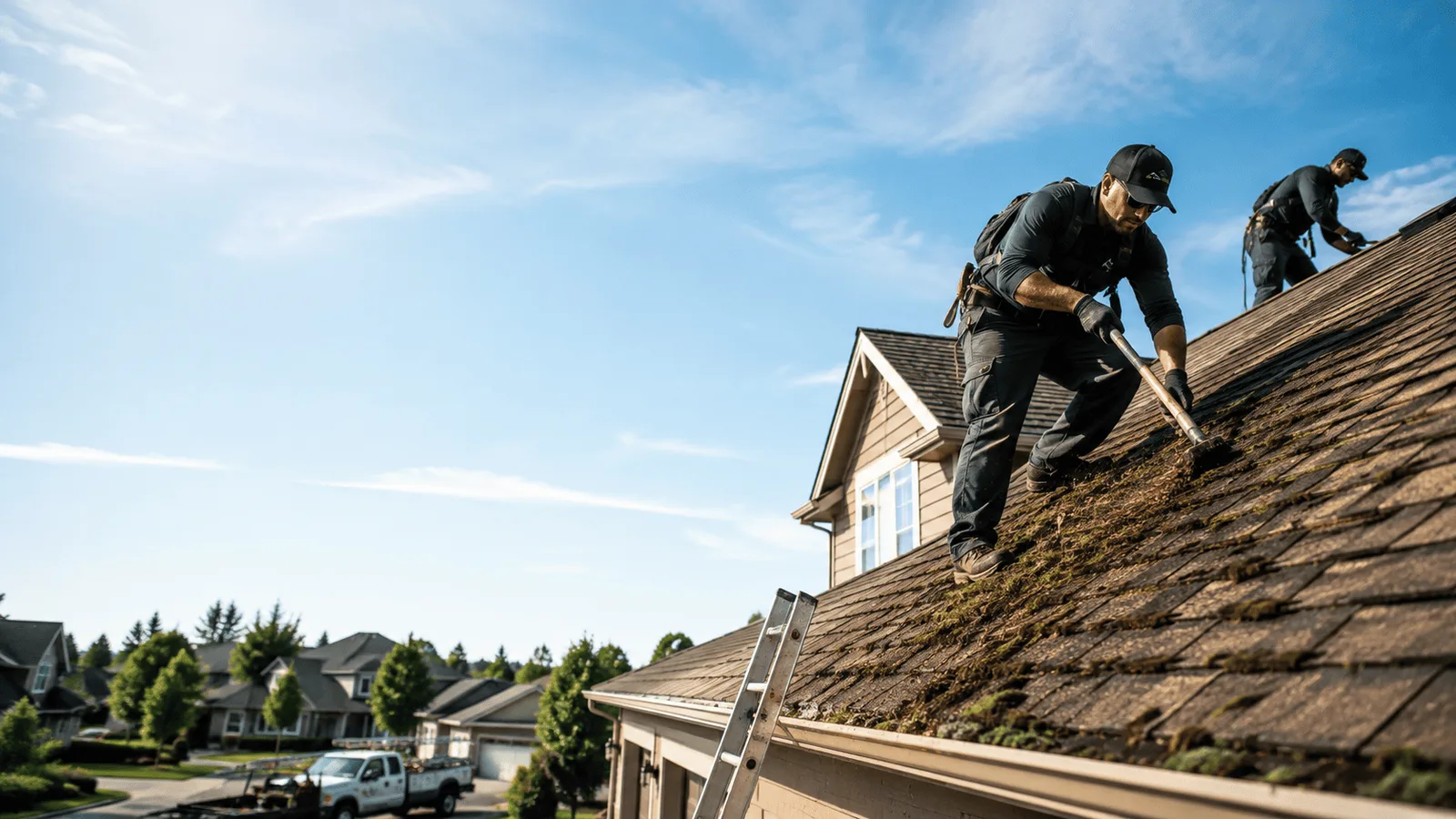 Roof Moss Removal in Ashmore, IL near me